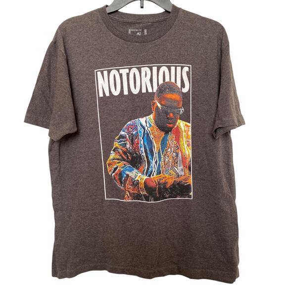 Brooklyn Mint Notorious B.I.G. Biggie Smalls Short Sleeve T-Shirt Large - Picture 1 of 3